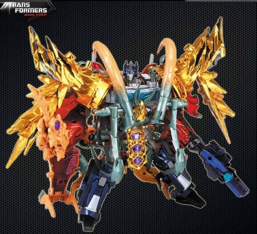 Transformers Prime Chinese New Year Optimus Prime And Gaia Unicron Image  (2 of 6)